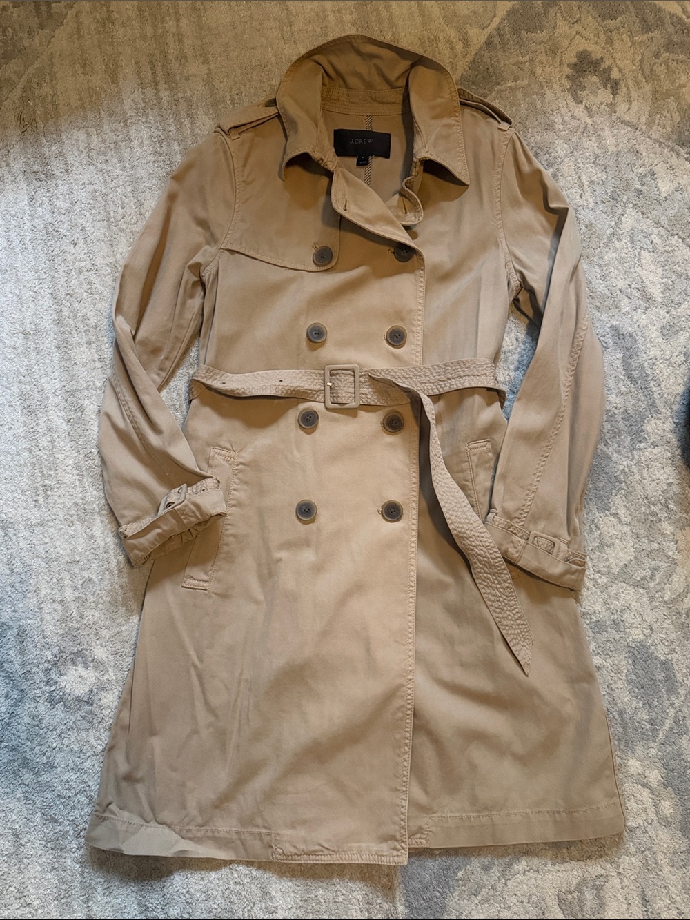 Vintage J Crew Khaki Trench